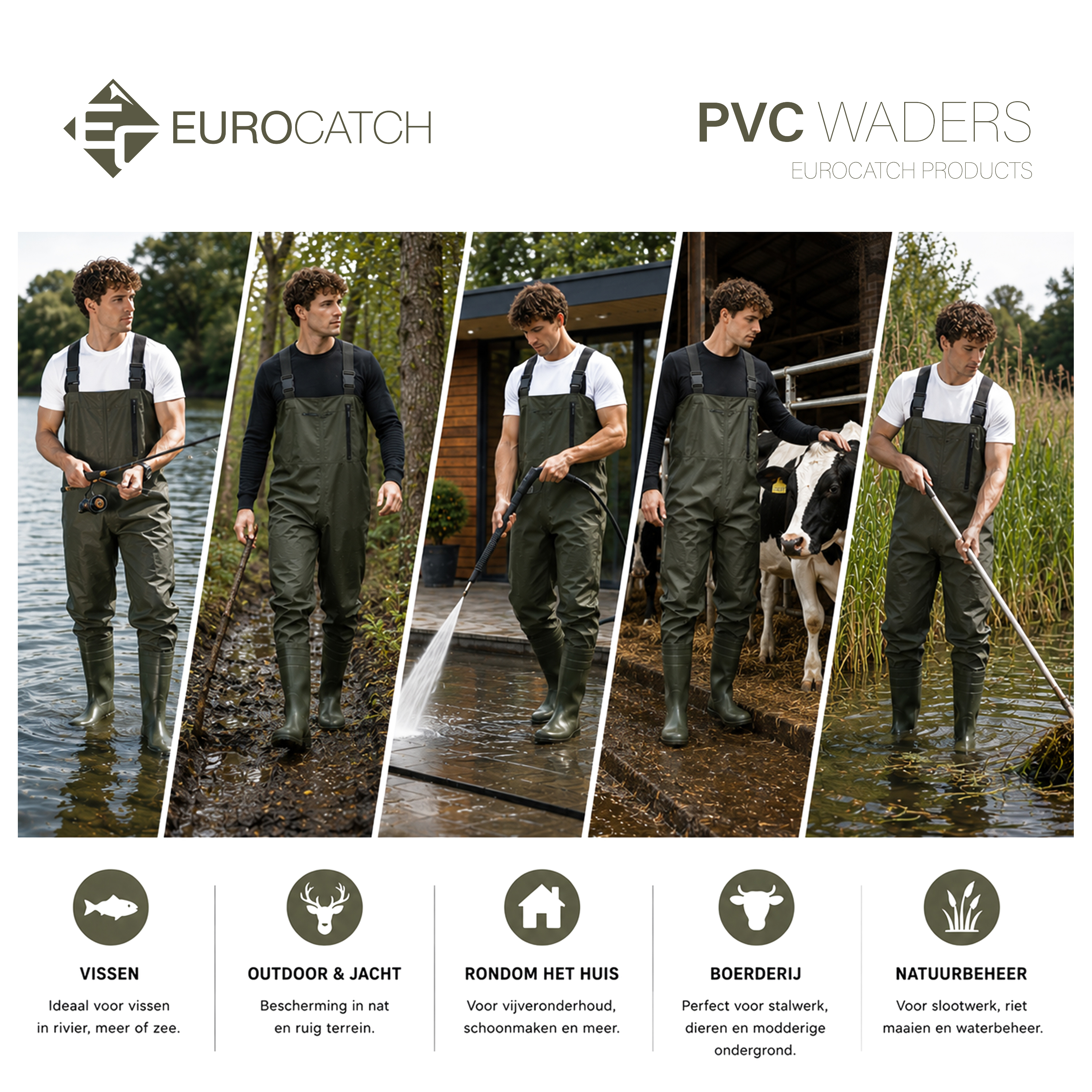 Eurocatch PVC Waadbroek - Maat 40