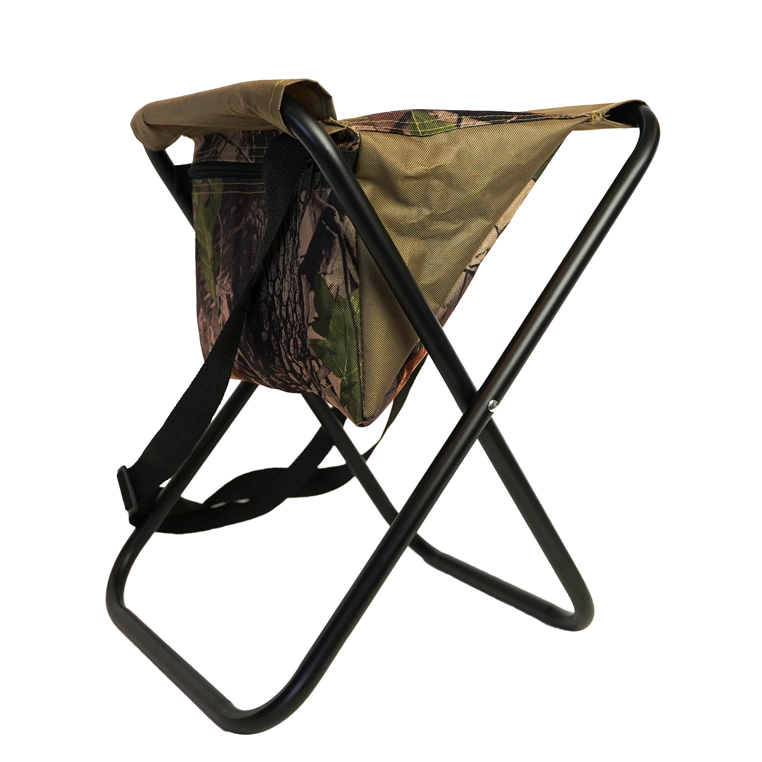 Chaise pliable Eurocatch - Tabouret de pêche - Incl. Sac et sangle de transport - Camouflage 2 pcs