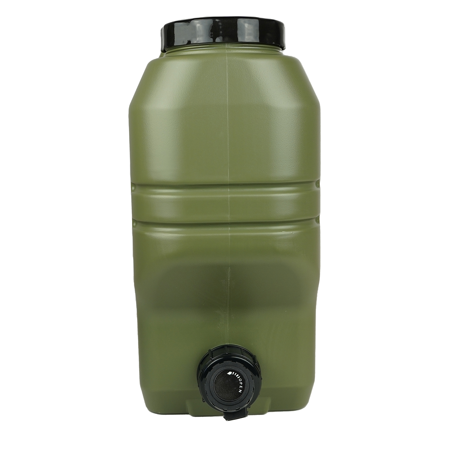 Faith | Jerrican avec Robinet | 12 L  Polyéthylène Vert | Sécuritaire pour les Aliments