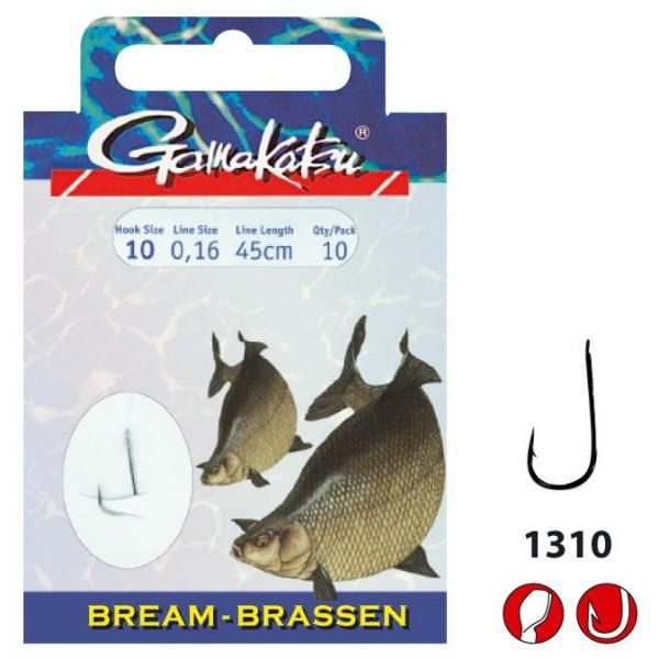 Gamakatsu Booklet Bream 1310N - Size #12-0.14mm - 45cm