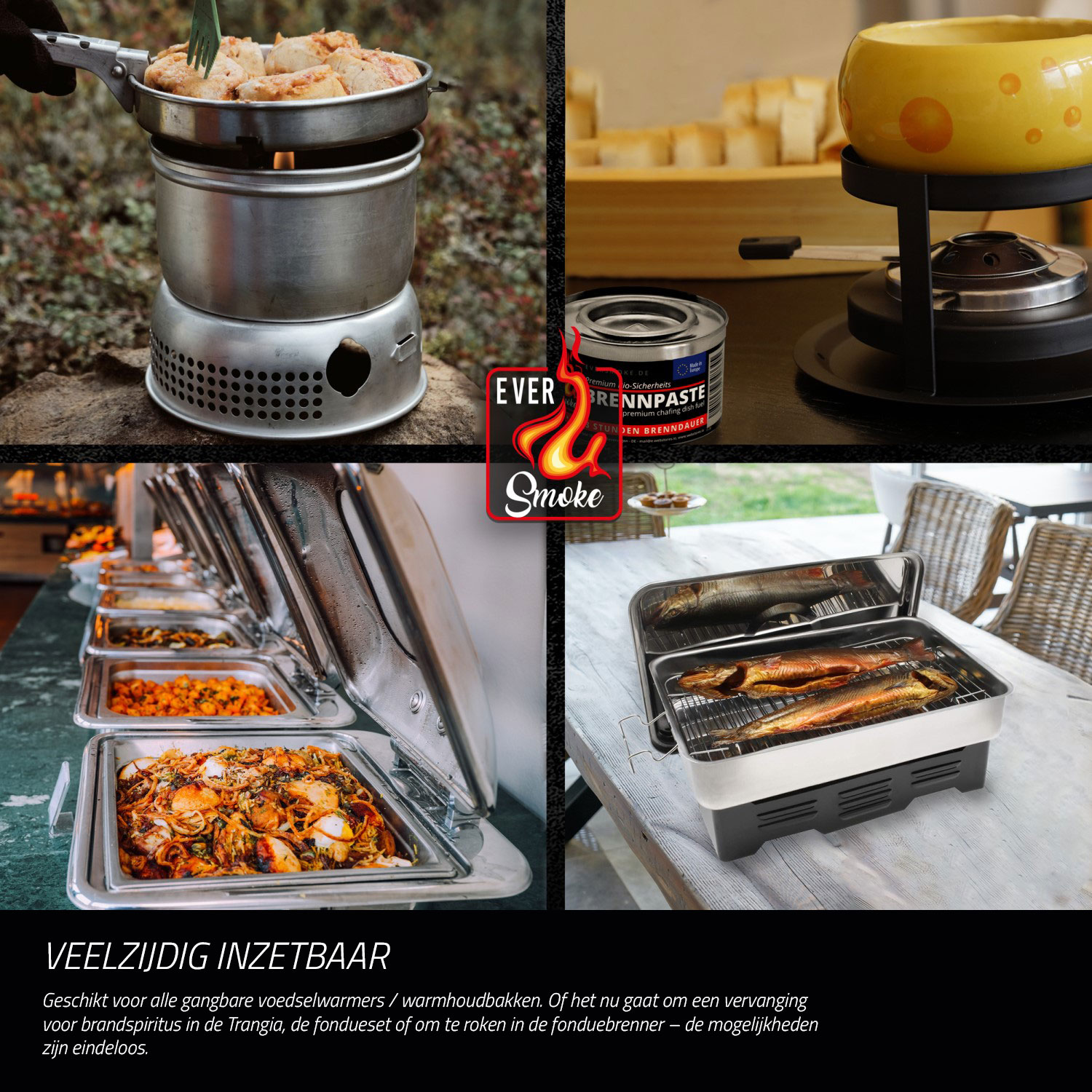 Pâte combustible Eurocatch – chaleur puissante, propre et durable pour vos plats