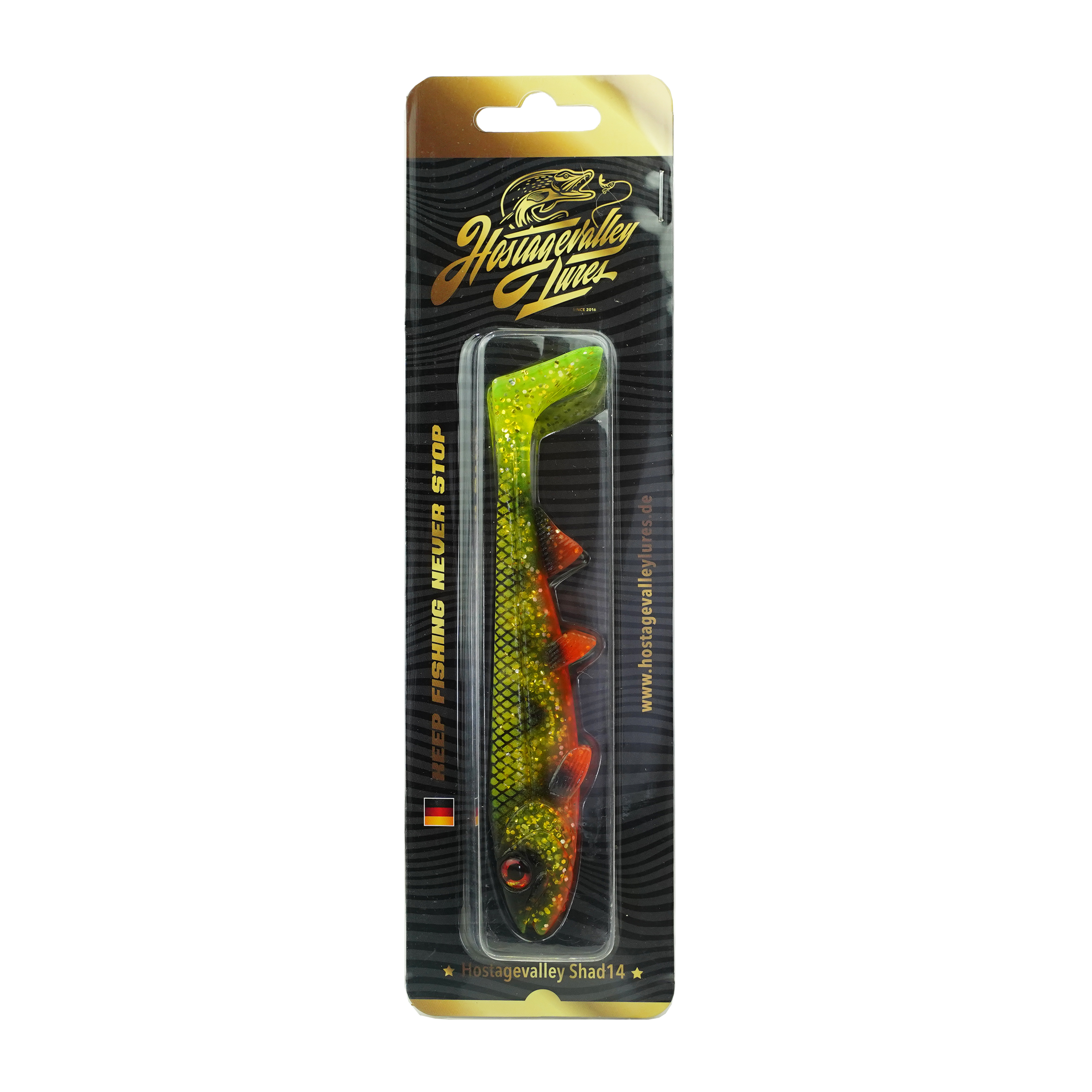 Hostagevalley Shad - Perche Naturelle - 14cm