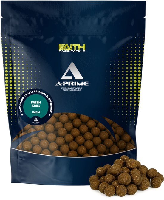 Faith A-Prime Boilie - 5kg - 20mm - Fresh Krill