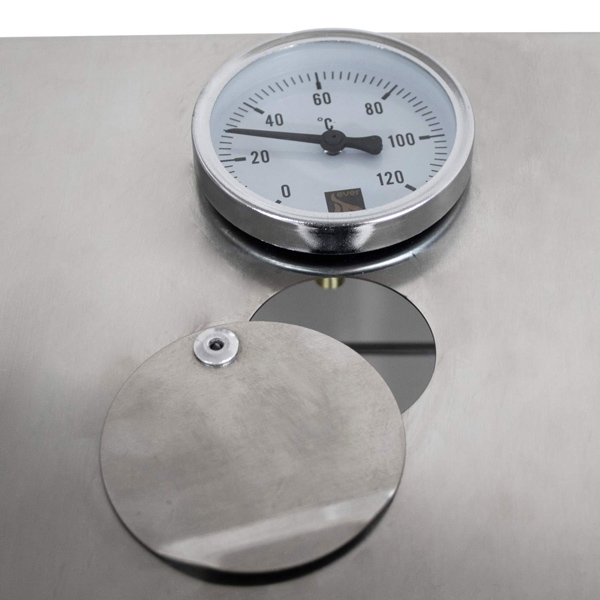 Eversmoke Magnum en acier inoxydable - Comprend un thermomètre - Boîte à fumée