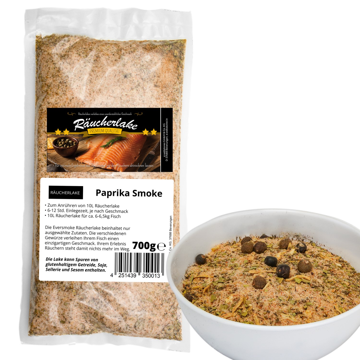 Eversmoke Räucherlake - 700gr - Paprika Smoke