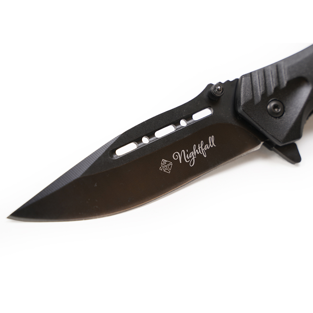 Eurocatch Nightfall Couteau de Poche 420RVS – Un Compagnon Intemporel pour Chaque Aventure