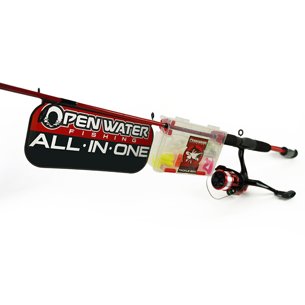 Jeu de cannes à lancer Eurocatch - 1,68m - Ensemble complet - Poids de lancer 5-20G - Rouge