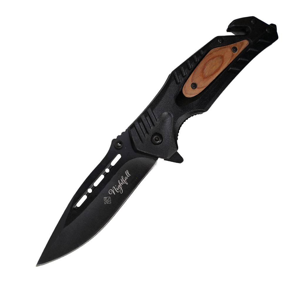 Eurocatch Nightfall Couteau de Poche 420RVS – Un Compagnon Intemporel pour Chaque Aventure