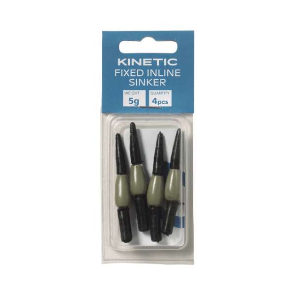 Fixed Sinker - Dark Green - 5g - 4pcs - Plomb de Réchange Sans plomb