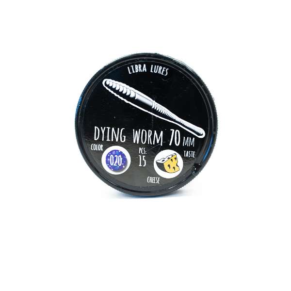 Dying Worm - Purple Glitter - 7cm - 15pcs - Leurre Souple
