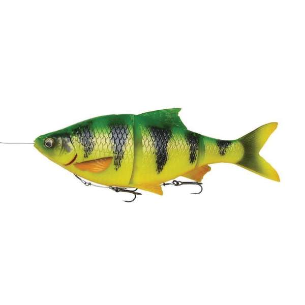 4D Line Thru Roach - Slow Sink - Firetiger - 18cm - 80g - Leurre Souple