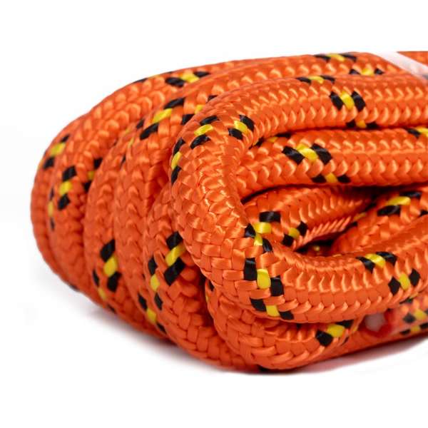 Polypropylène Cordage - Orange/Noir/Jaune - 18mm - 10m - Corde